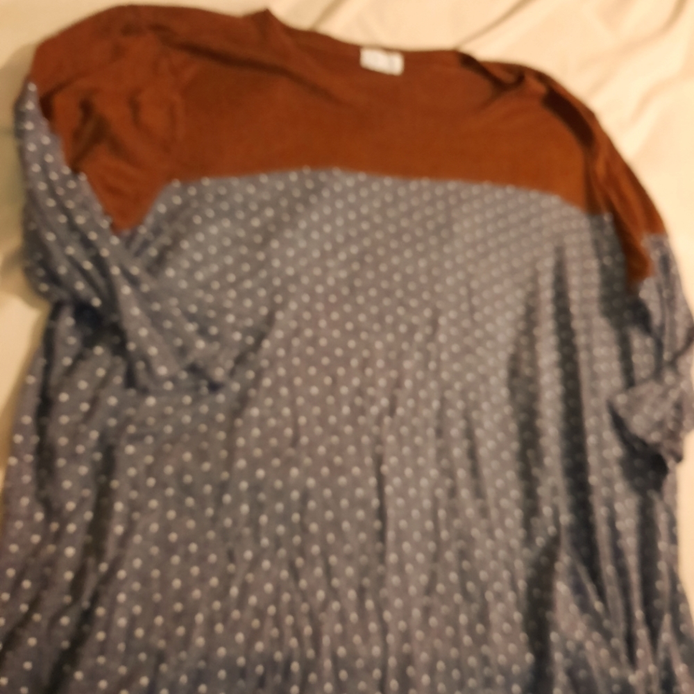 Maurices plus size 3 24/7 3/4 sleeve top
